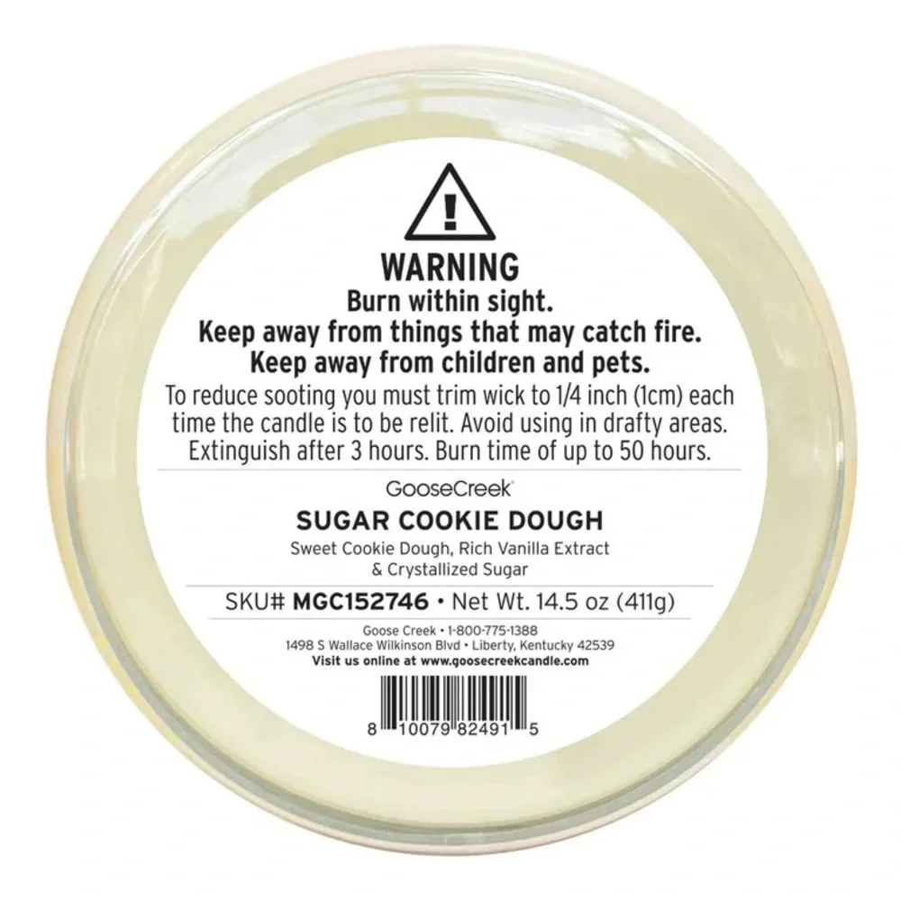 GooseCreek Pillsbury Sugar Cookie Dough Candle